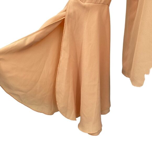 Carmen Marc Valvo Bell Sleeve Blouse Size S - Picture 4 of 8